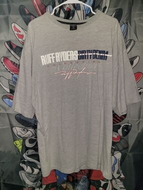 Vintage Ruff Ryders Dirty Denim Tee